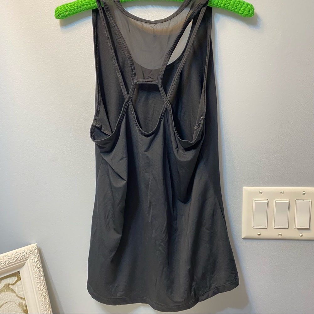 Black Racerback Work Out Tank Top Women’s Medium by Marika - Picture 2 of 6